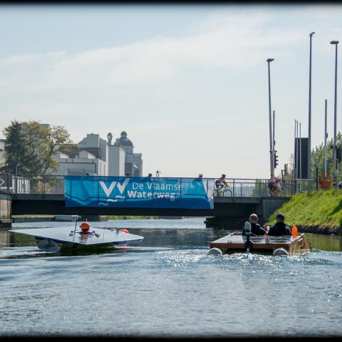 Solar boat TU Delft Ecorace Challenge 2017